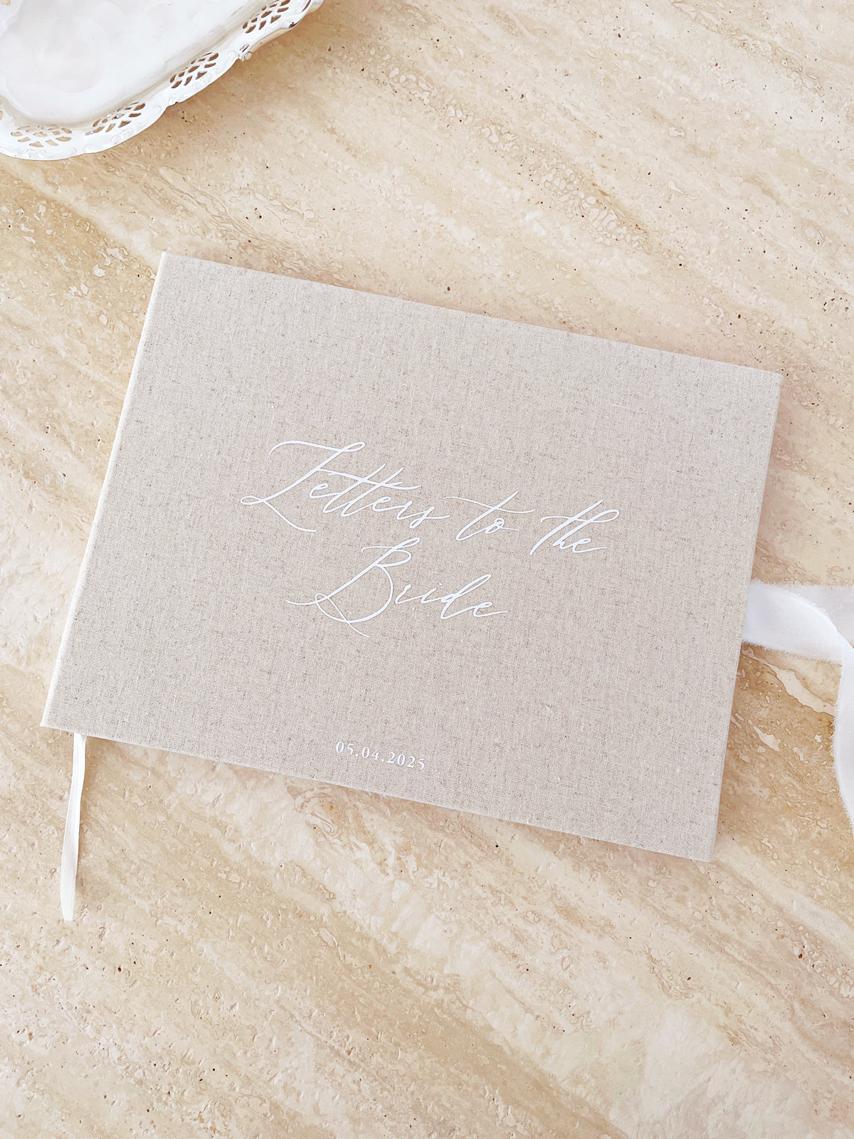 Letters to the Bride Book - Signature Linen - Vorfreude Stationery