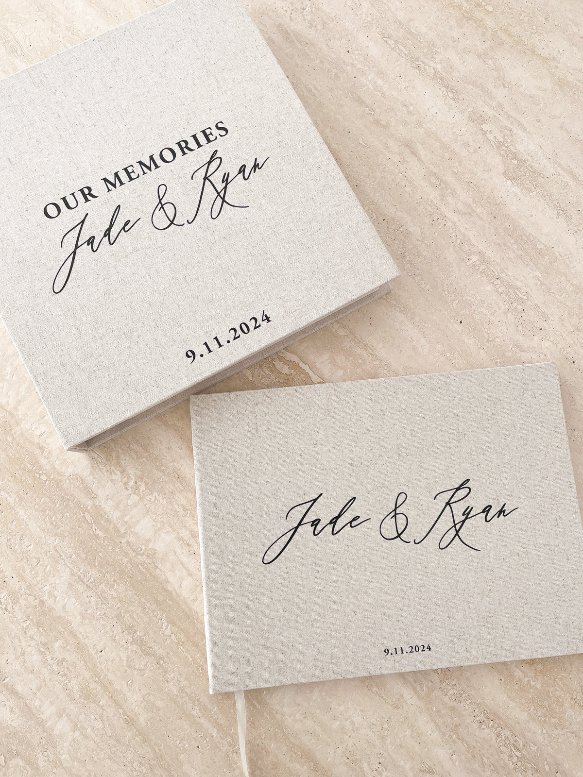 Wedding Guest Book & Photo Album Duo - Vorfreude Stationery