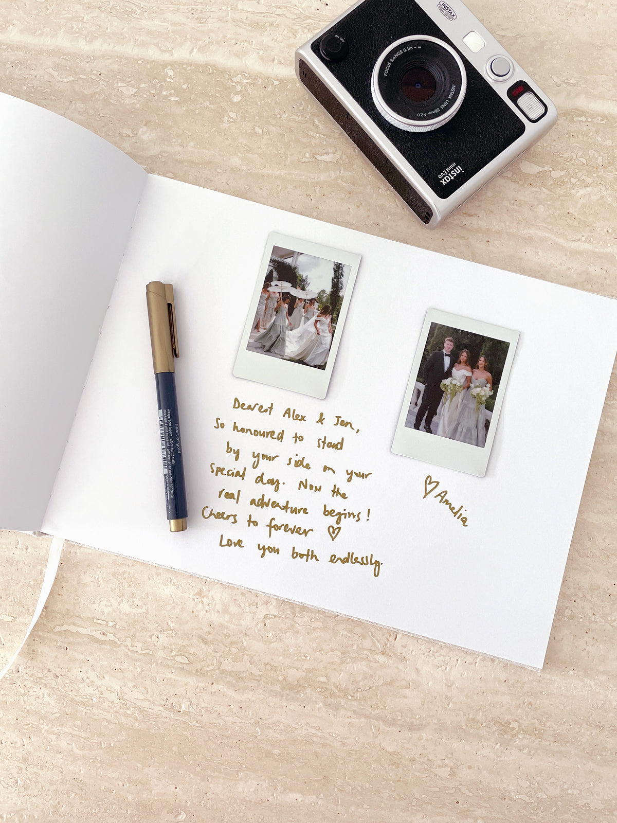 Wedding Guest Book Inside Pages