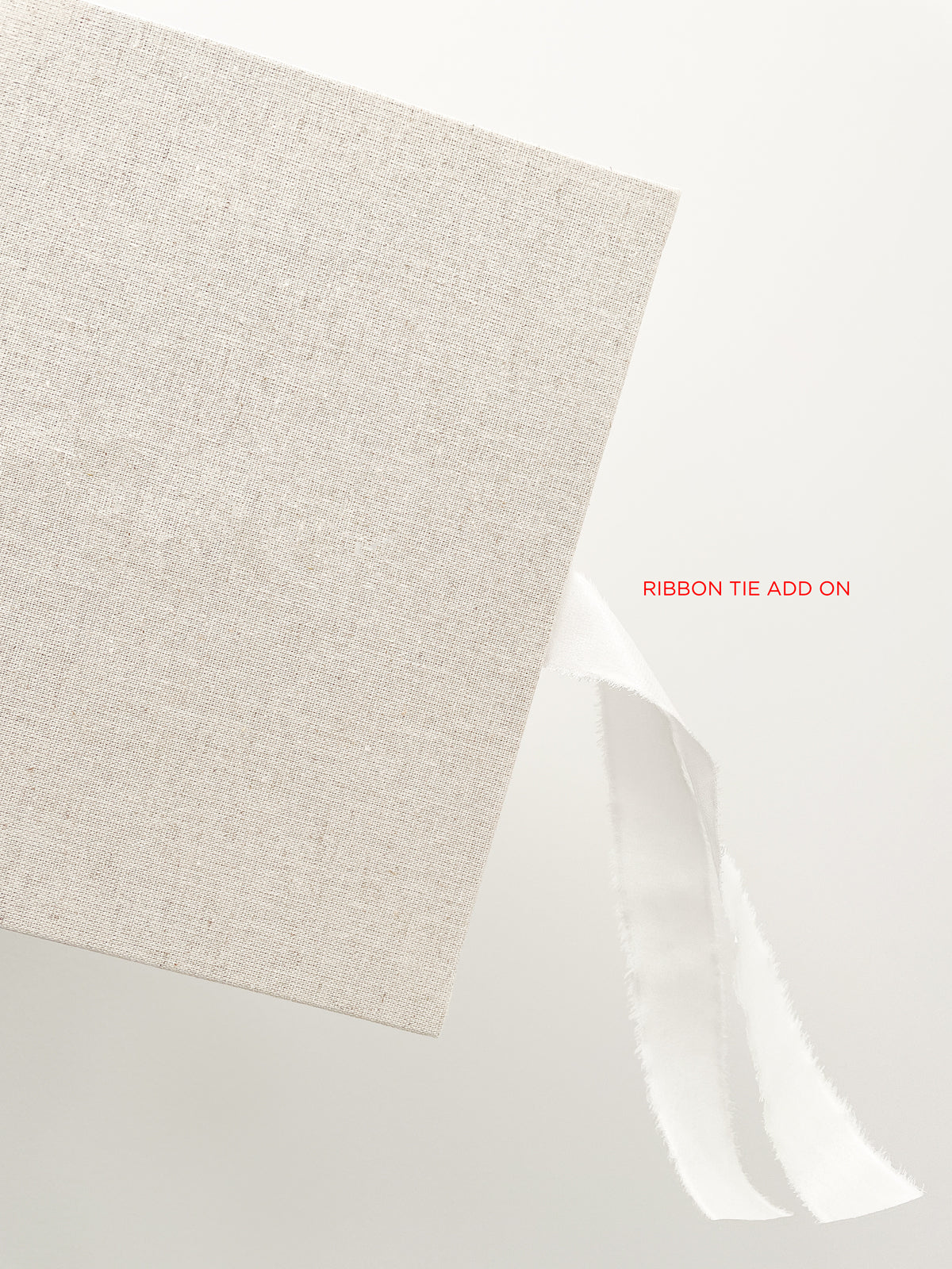 Darling Linen Wedding Guest Book - Vorfreude Stationery