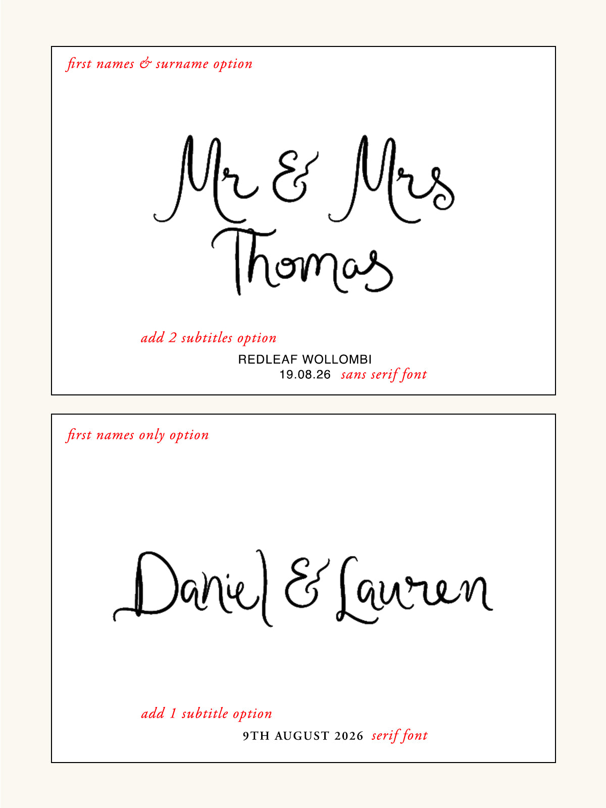 *PRE-ORDER MID NOV* Wedding Guest Book - Darling Linen