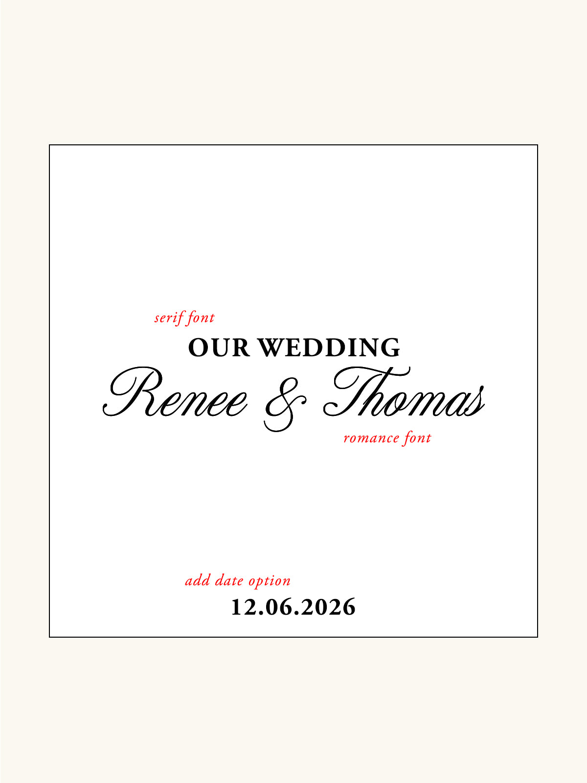 Wedding Photo Album - Romance