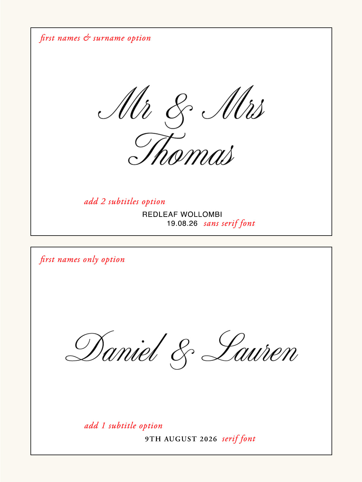 *PRE-ORDER MID NOV* Wedding Guest Book - Romance Linen