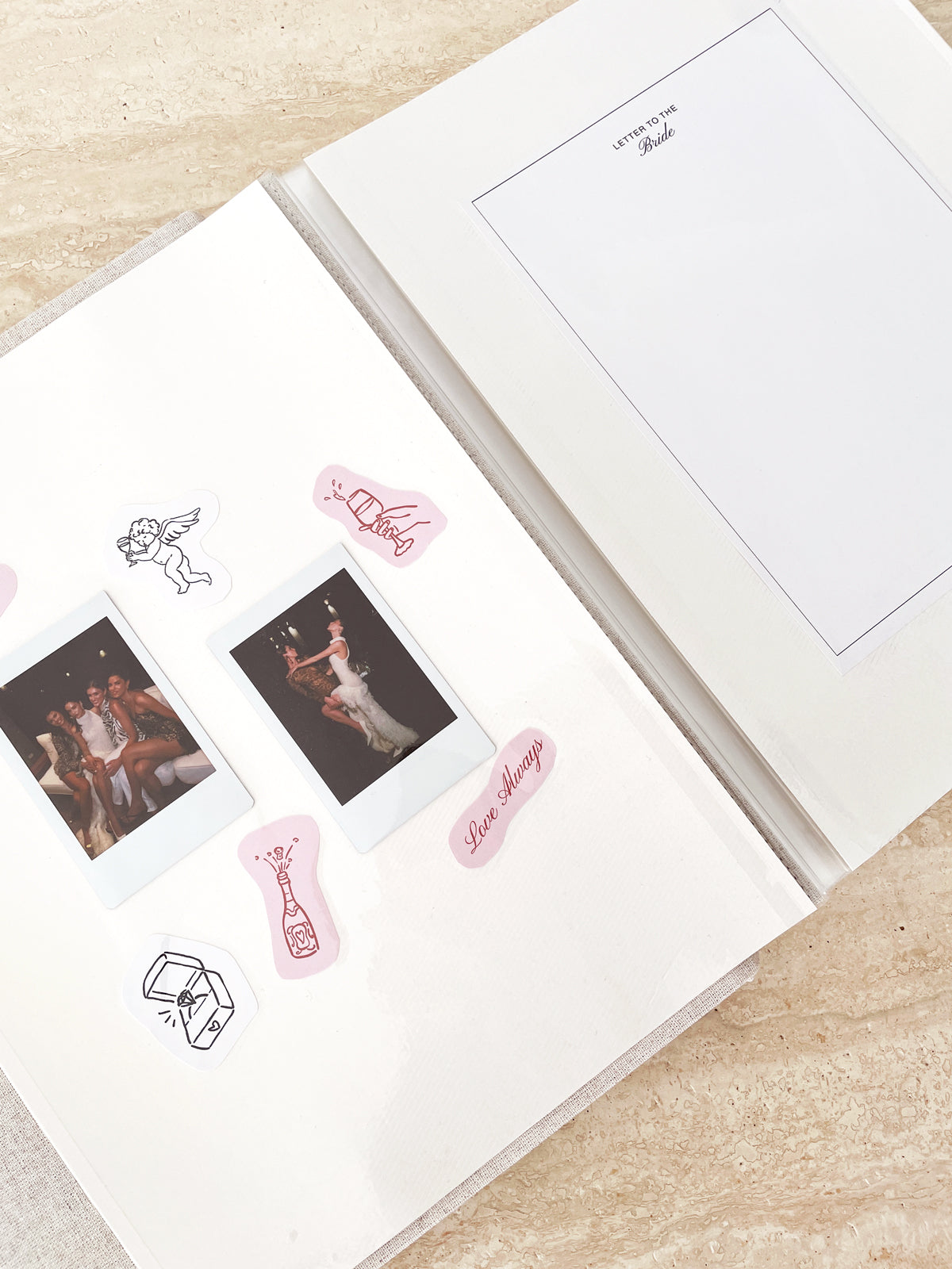 Letters to the Bride Book Photo Album