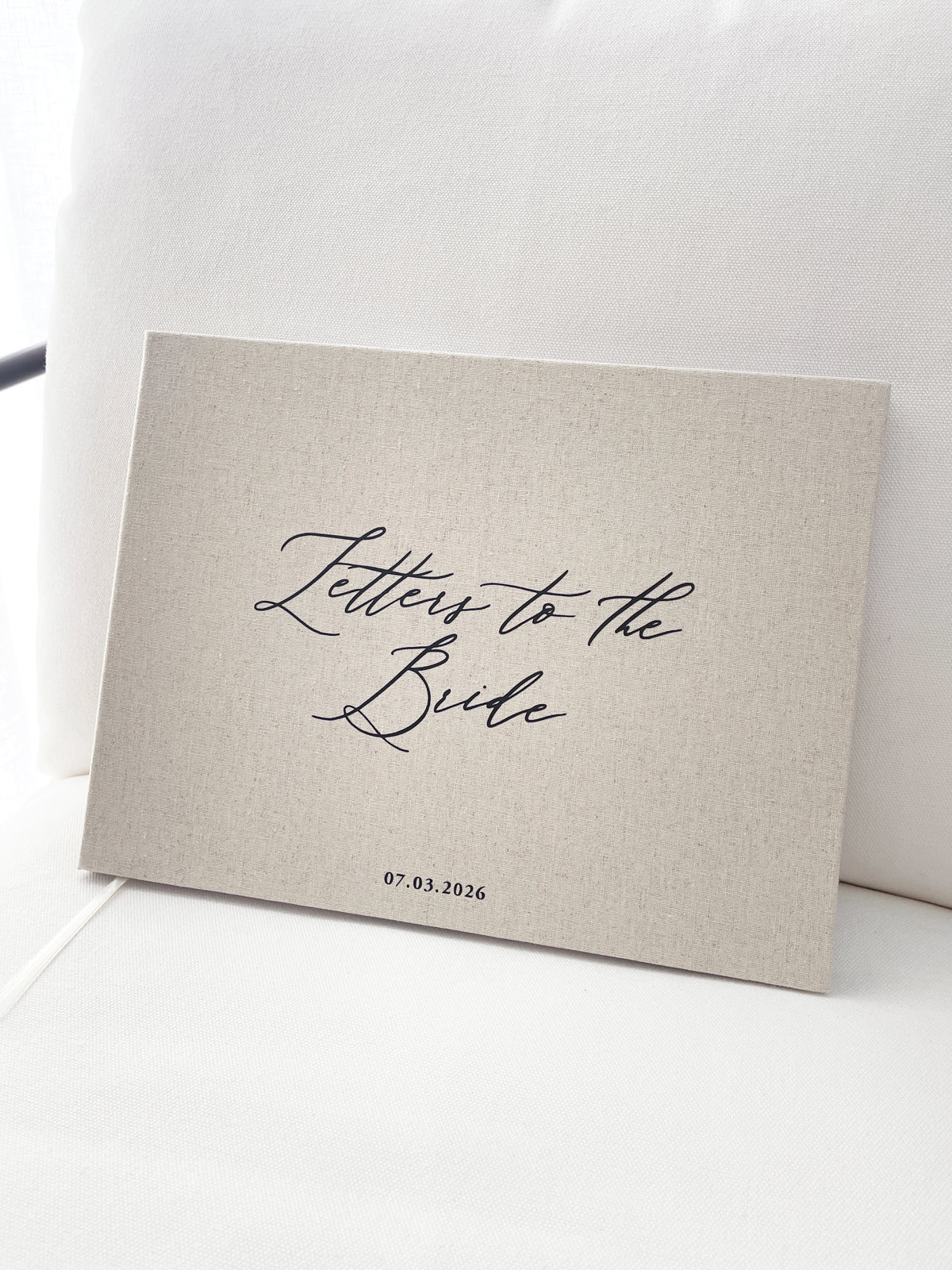 Letters to the Bride Book - Signature Linen - Vorfreude Stationery
