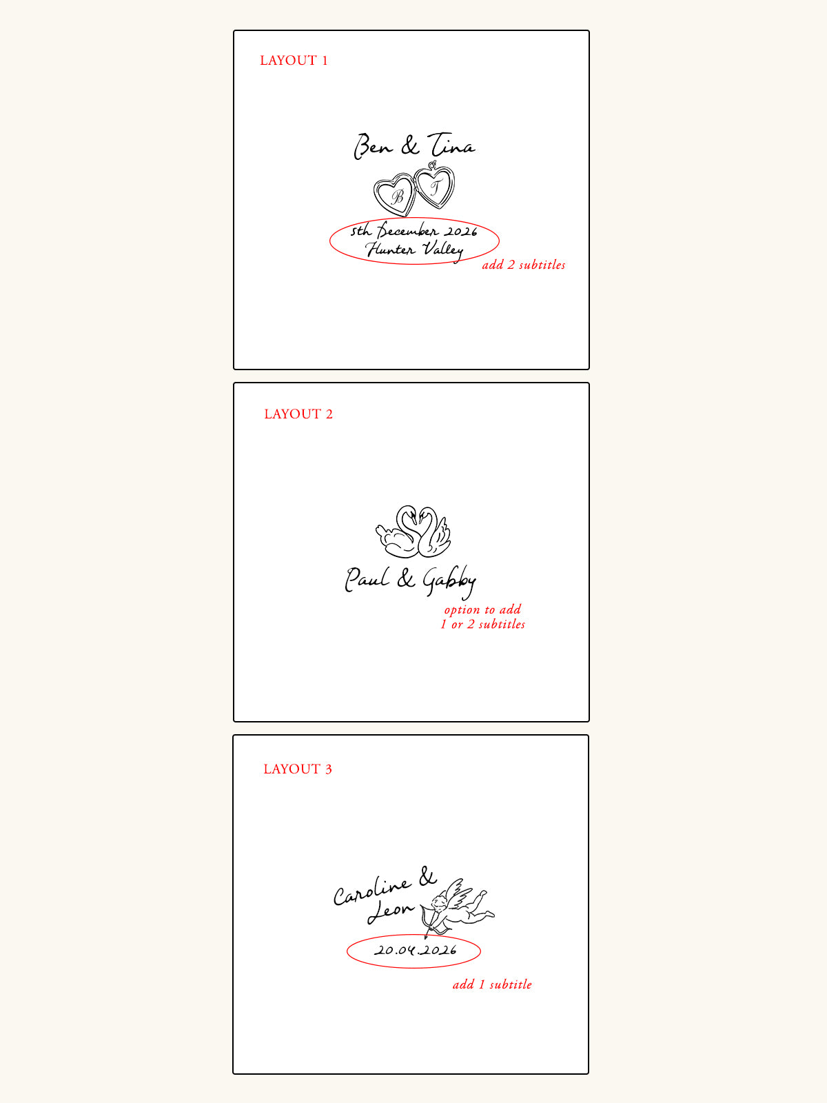 Wedding Photo Album - Little Things