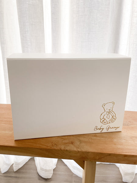Baby Shower Gift Box - Little Things (White)