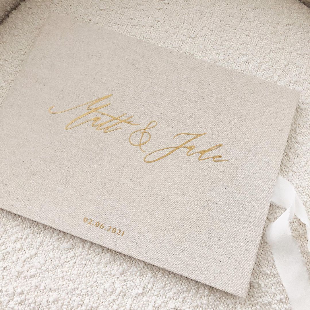 *SECONDS* Wedding Guest Book - Vorfreude Stationery