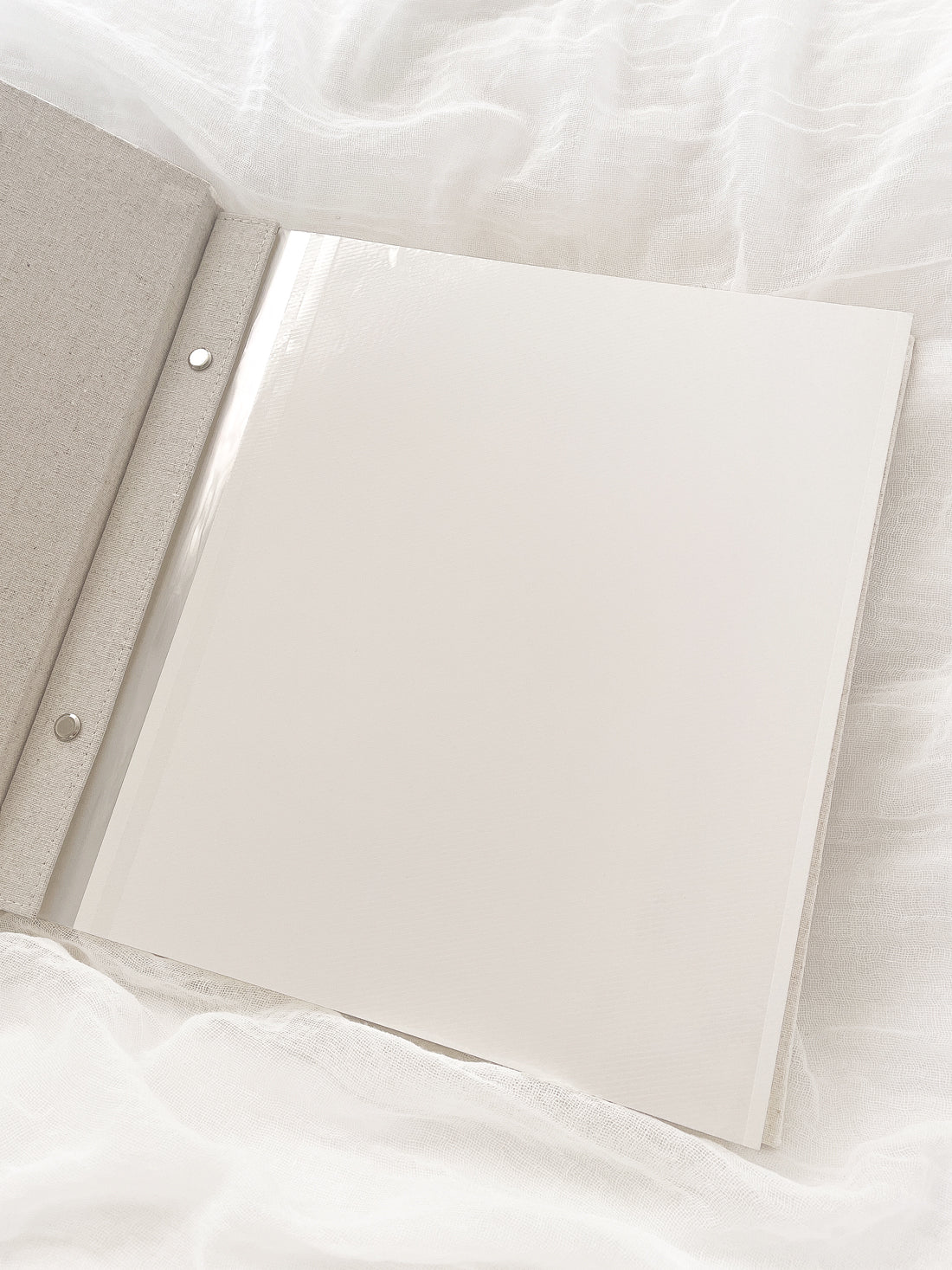 Linen Photo Album - Almond | Instax, Booth & Polaroid - Vorfreude Stationery