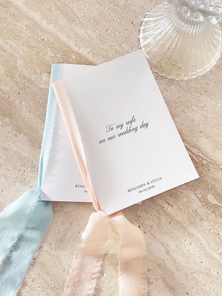 Wedding Vows Book - On Our Wedding Day Set