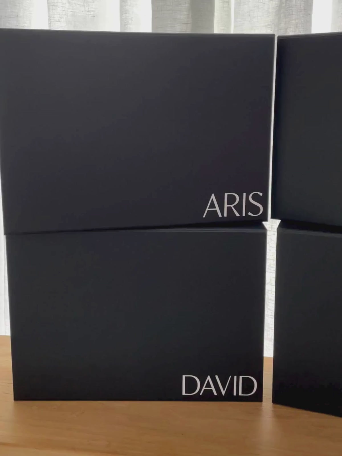 Groomsman Box Corner Personalised (Black)