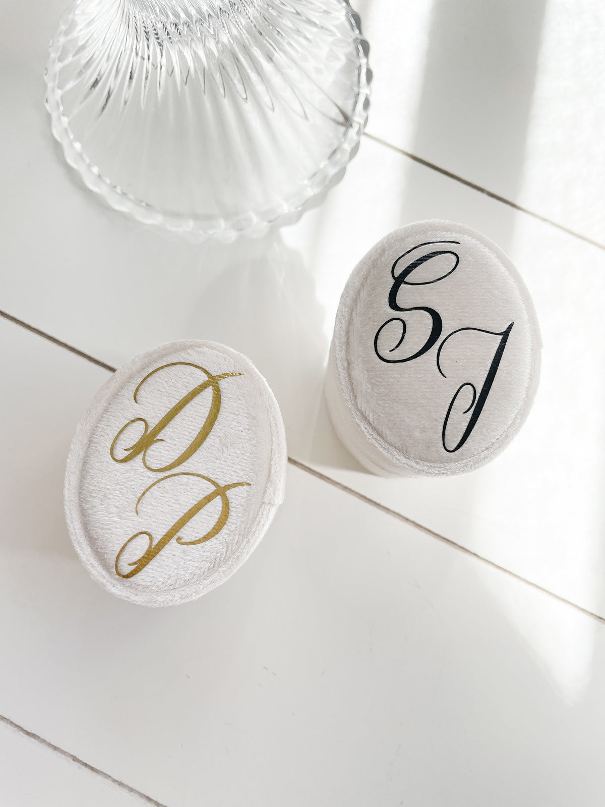 Ceremony Ring Box His & Her Set - Vorfreude Stationery