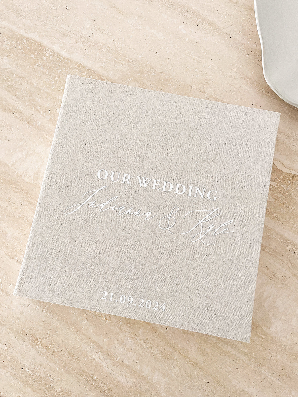 Linen Wedding Photo Album - Instax, Booth & Polaroid - Vorfreude Stationery