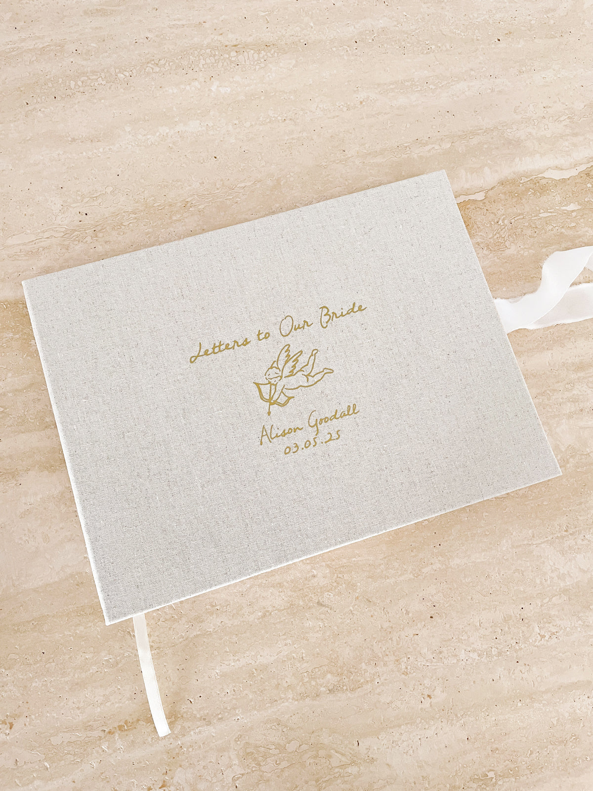 Letters to the Bride Book - Little Things Linen - Vorfreude Stationery