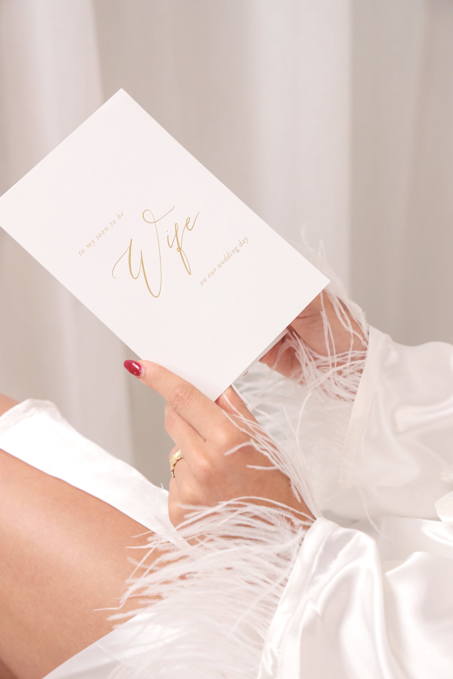 To My Wife Bride Wedding Day Card - Vorfreude Stationery