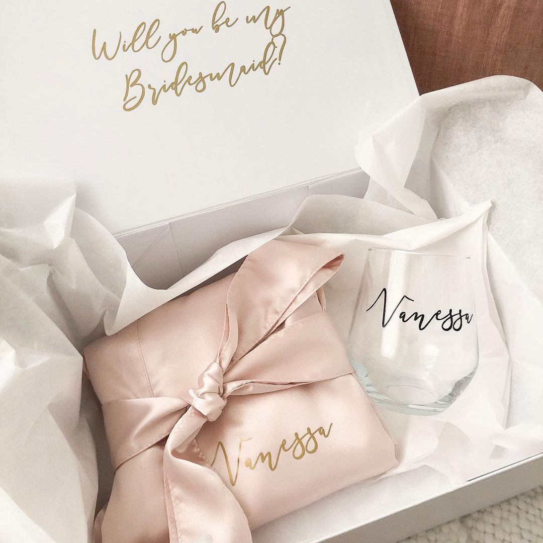 Creme De La Creme Bridesmaid Gift Box Hamper - Vorfreude Stationery