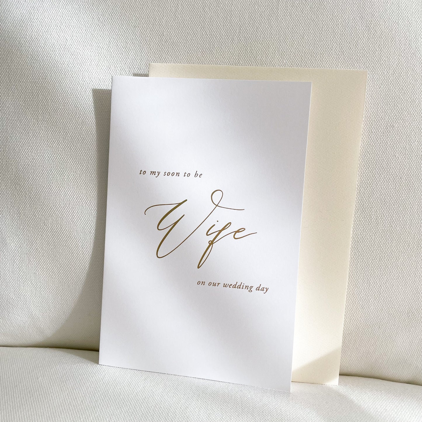 To My Wife Bride Wedding Day Card