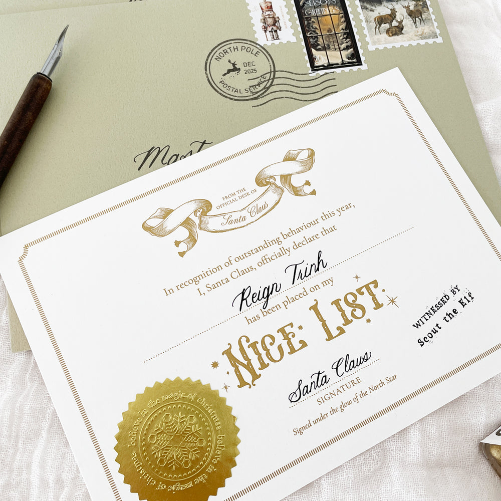 Nice List Certificate from Santa (V2)