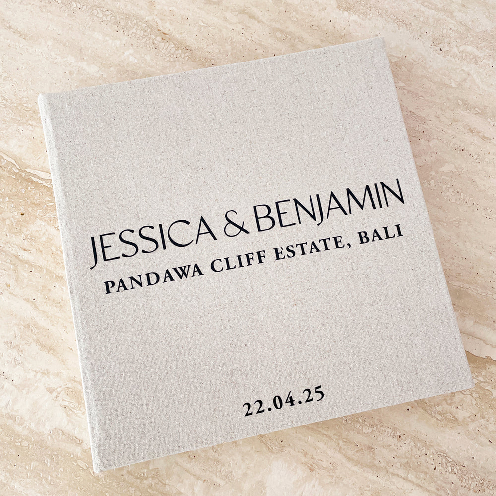 *PRE-ORDER arriving end May* Linen Photo Album - Minimalistic