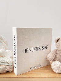 Baby Linen Photo Album - Minimalistic - Vorfreude Stationery