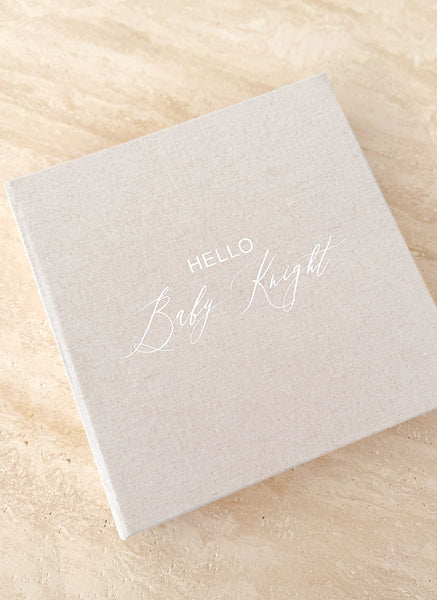 Baby Shower Photo Album | Personalised Baby Memory Book