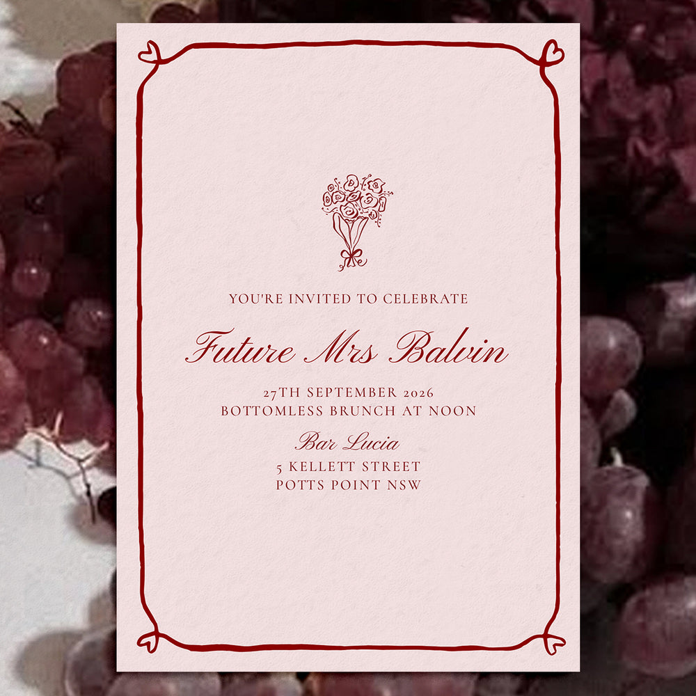 Hens Party Invite Editable Canva Template | Beloved