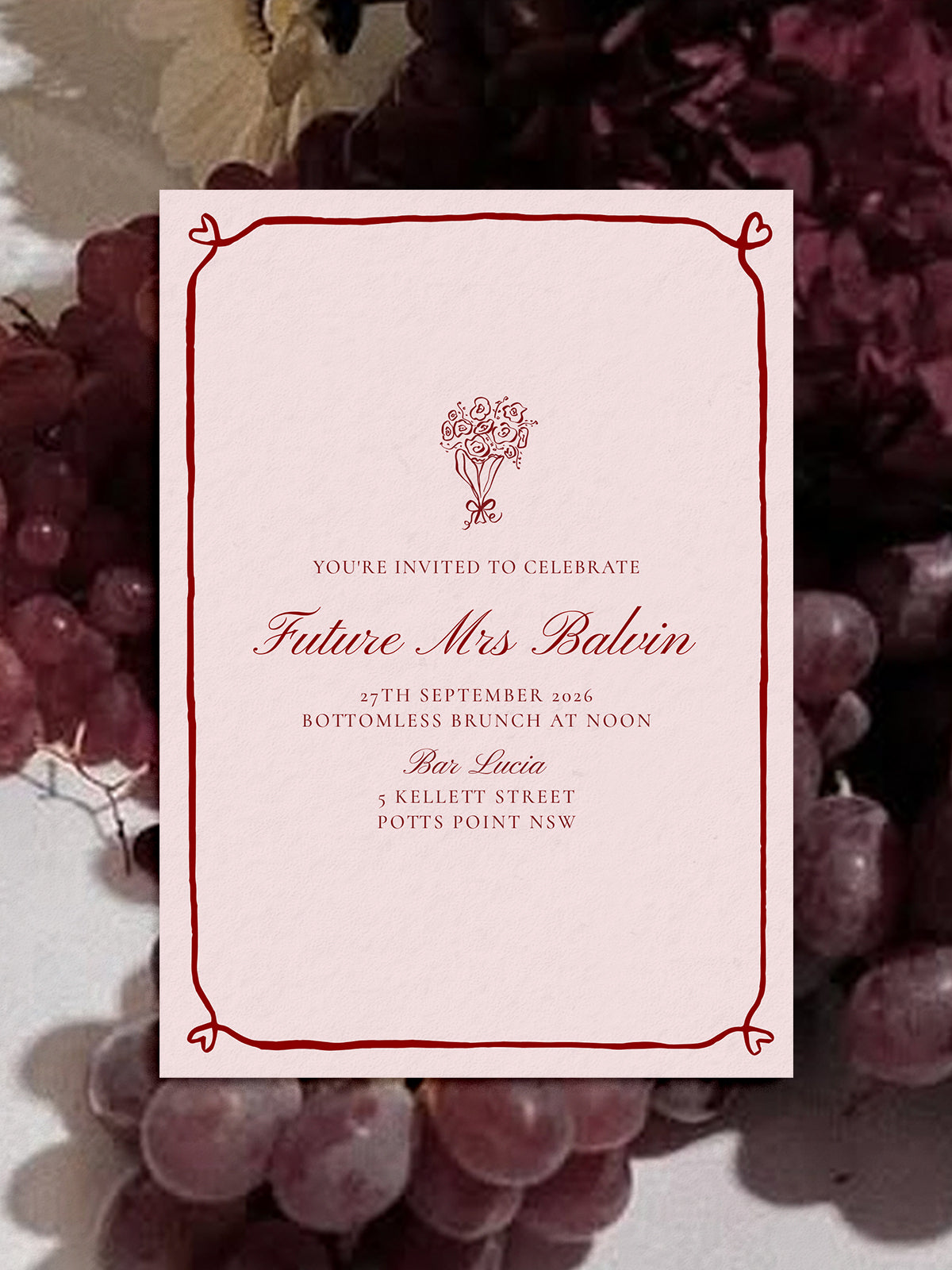 Hens Party Invite Editable Canva Template | Beloved