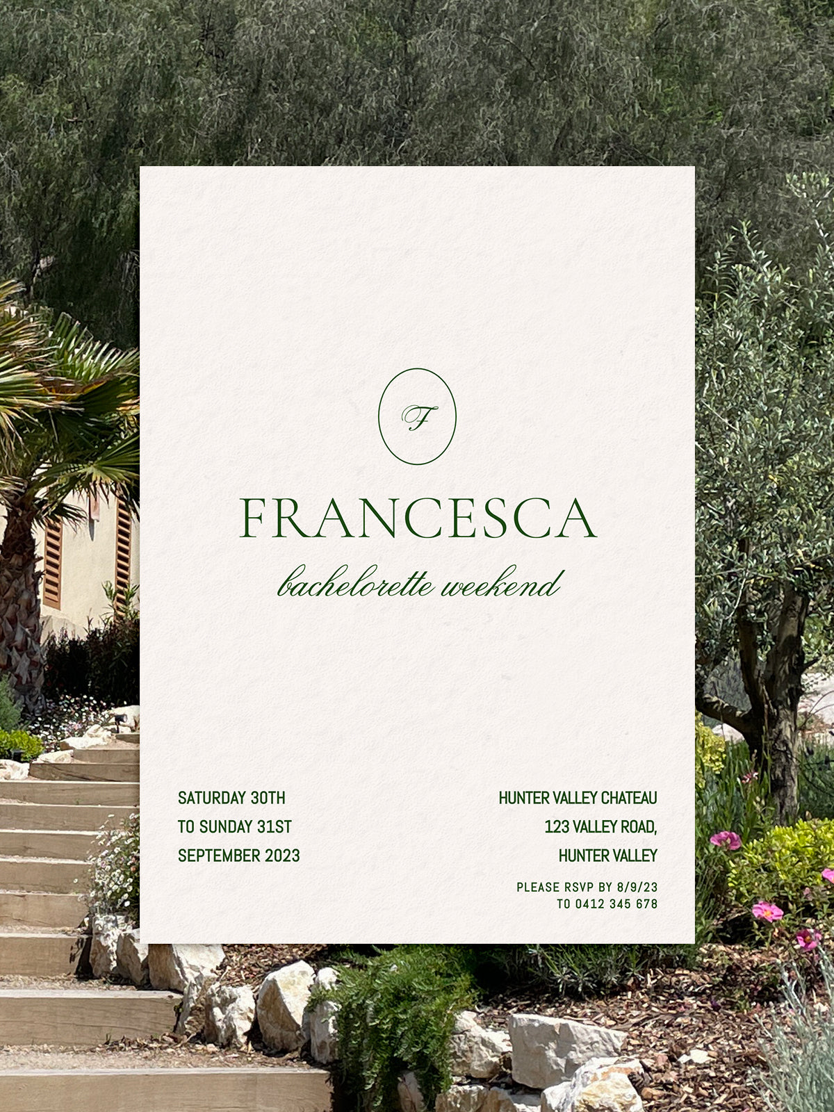 Hens Invitation Editable Template - Brasserie - Vorfreude Stationery