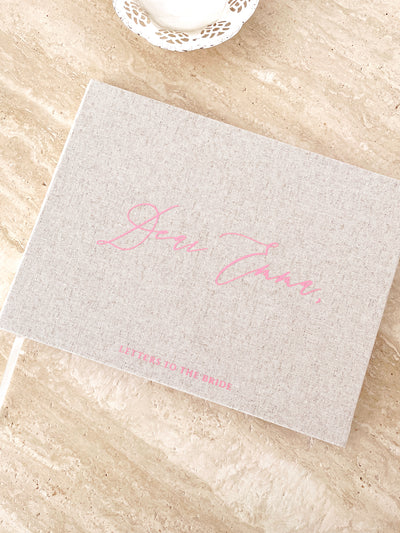 Letters to the Bride Book - Dear Bride - Vorfreude Stationery