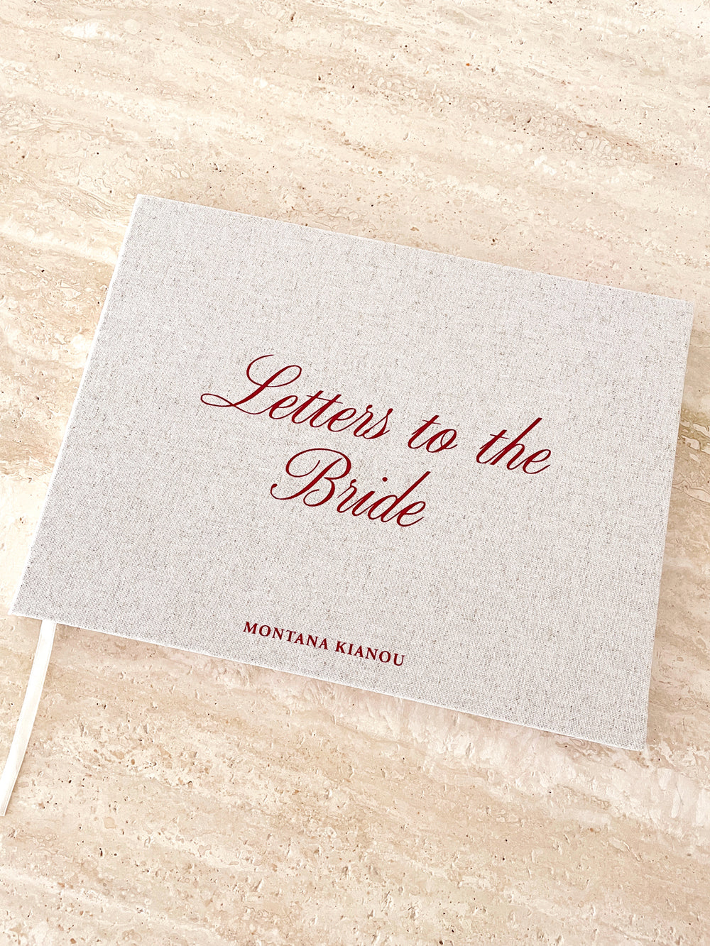 Letters to the Bride Book - Romance Linen