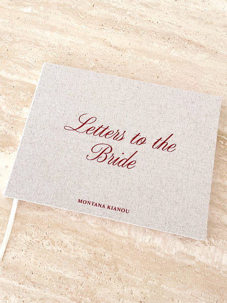 Letters to the Bride Book - Romance Linen