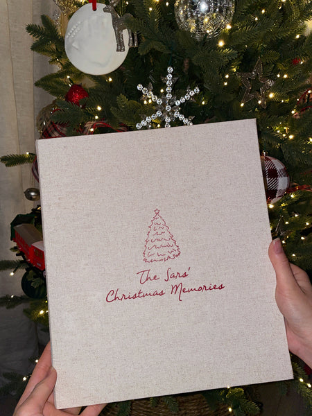 *PRE-ORDER End Jan* Personalised Christmas Memories Photo Album - Little Things