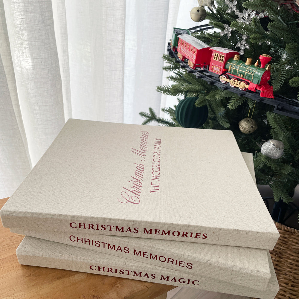 Christmas Memories Family Photo Album - Vorfreude Stationery