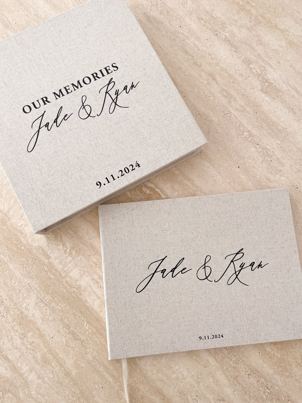 *PRE-ORDER arriving end May* Wedding Guest Book & Photo Album Duo
