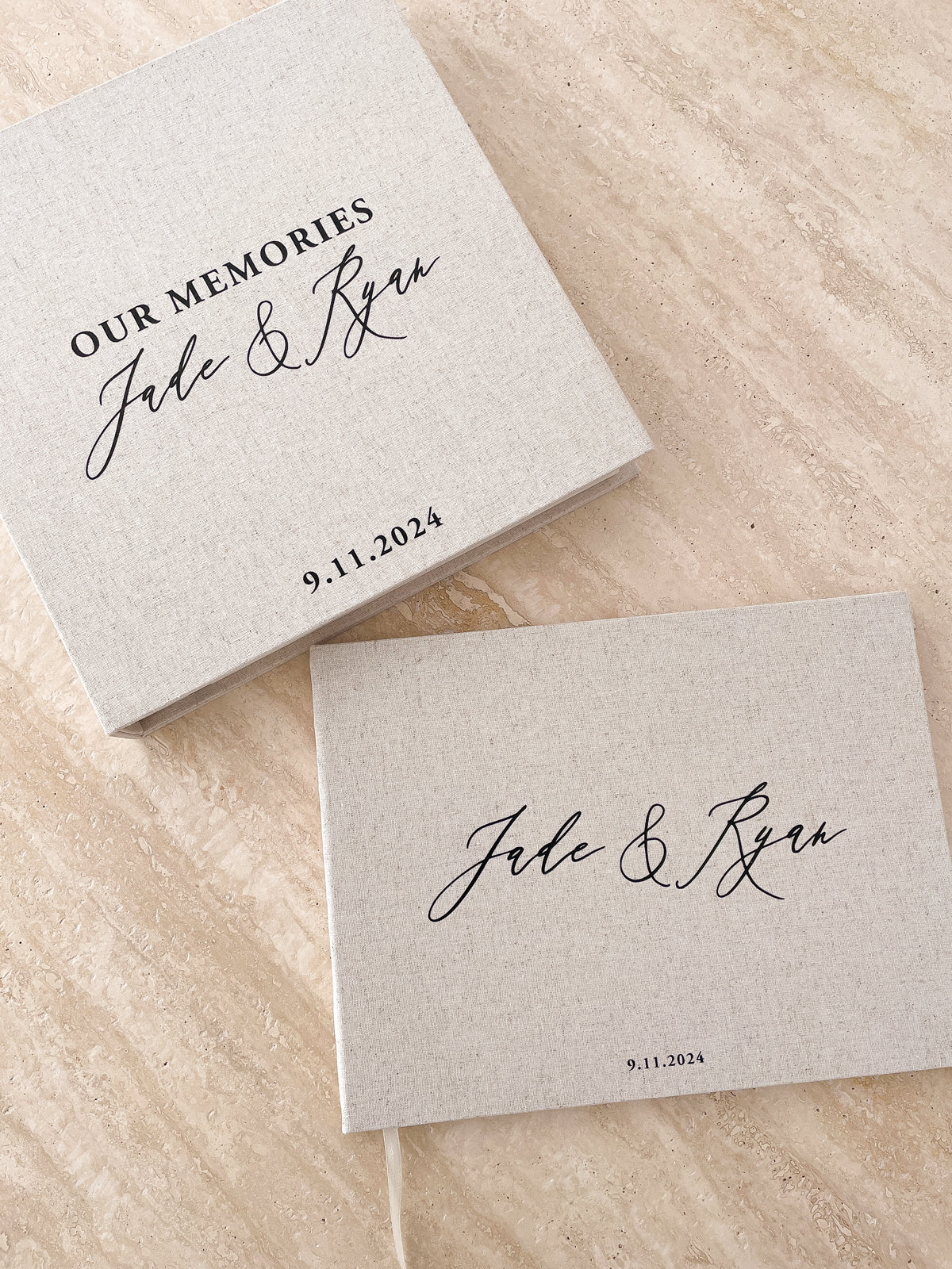 *PRE-ORDER arriving end May* Wedding Guest Book & Photo Album Duo