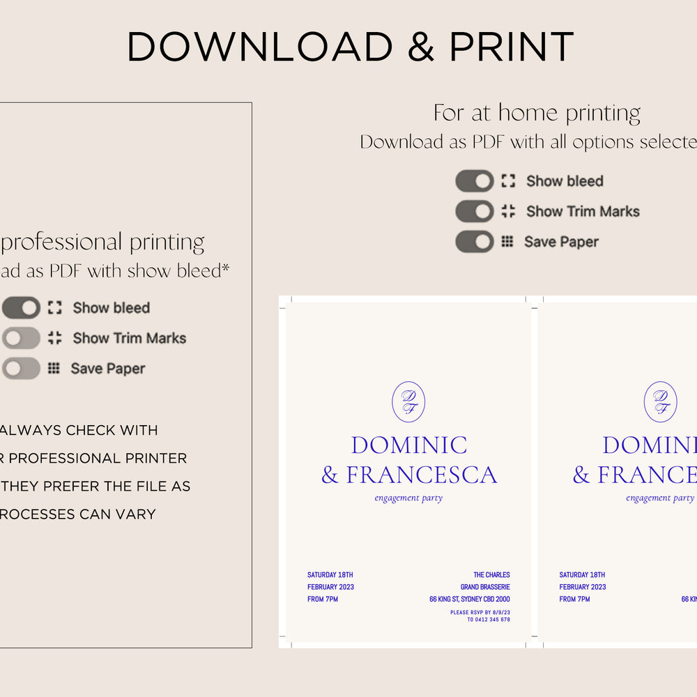 
                      
                        Engagement Party Invitation Editable Template - Brasserie - Vorfreude Stationery
                      
                    