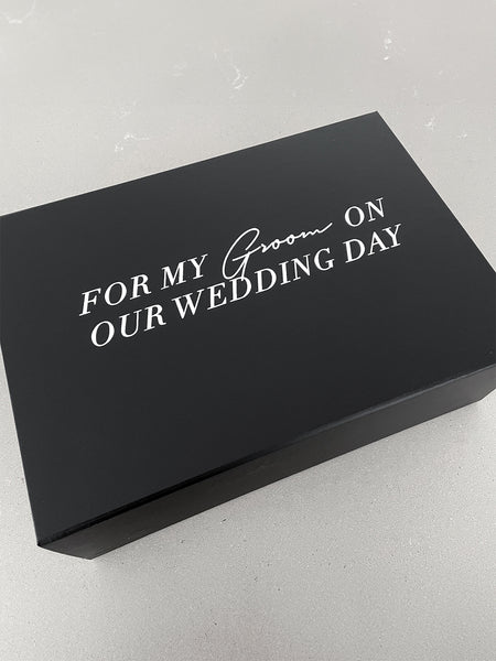 For My Groom Wedding Gift Box