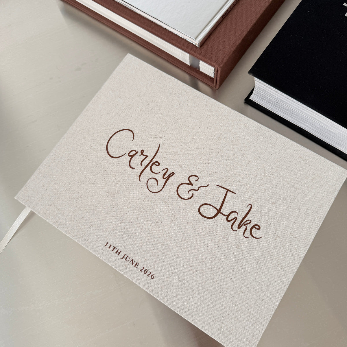 Personalised Wedding Guest Book Darling