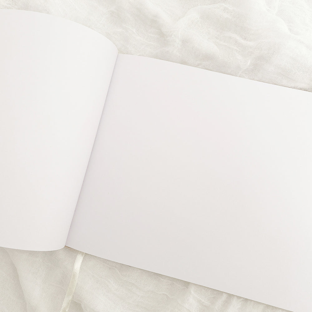 
                      
                        Linen Wedding Guest Book - Almond - Vorfreude Stationery
                      
                    