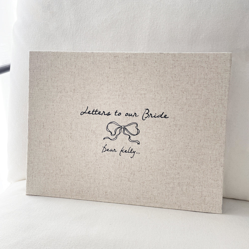 
                      
                        *PRE-ORDER MID NOV* Letters to the Bride Book - Little Things Linen - Vorfreude Stationery
                      
                    