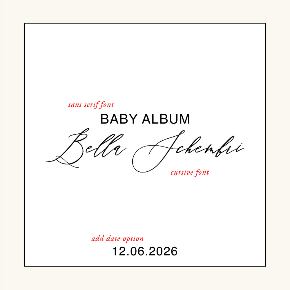 
                      
                        Baby Book Photo Album - Signature
                      
                    