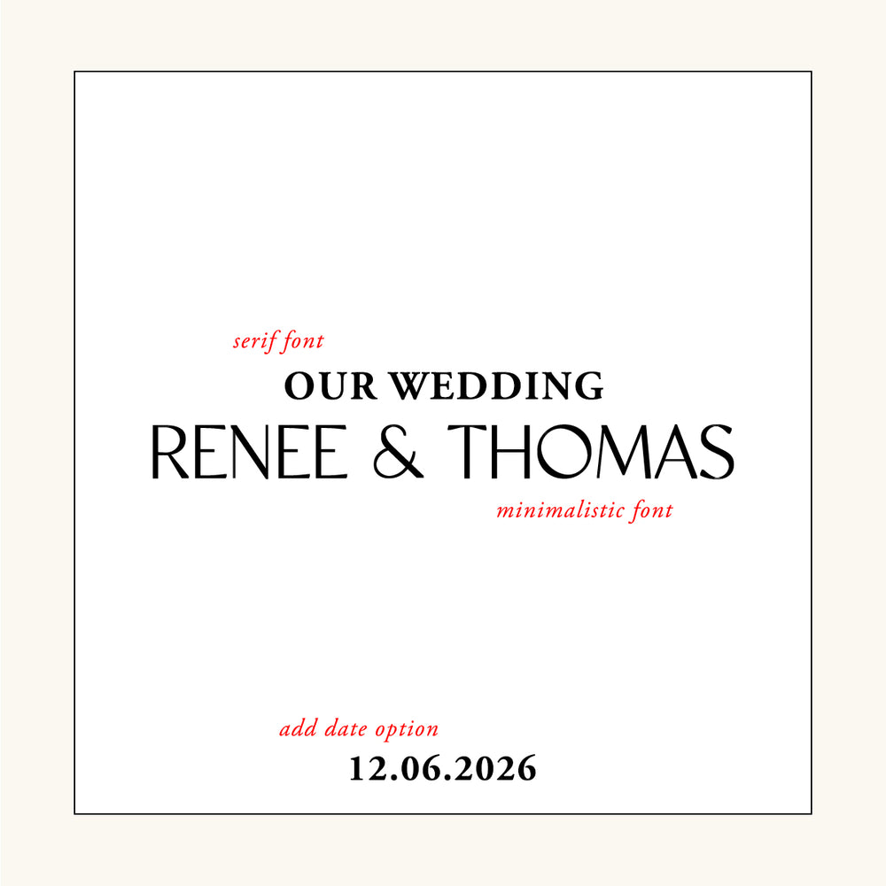 
                      
                        *PRE-ORDER MID NOV* Wedding Guest Book & Photo Album - Minimalistic Duo
                      
                    