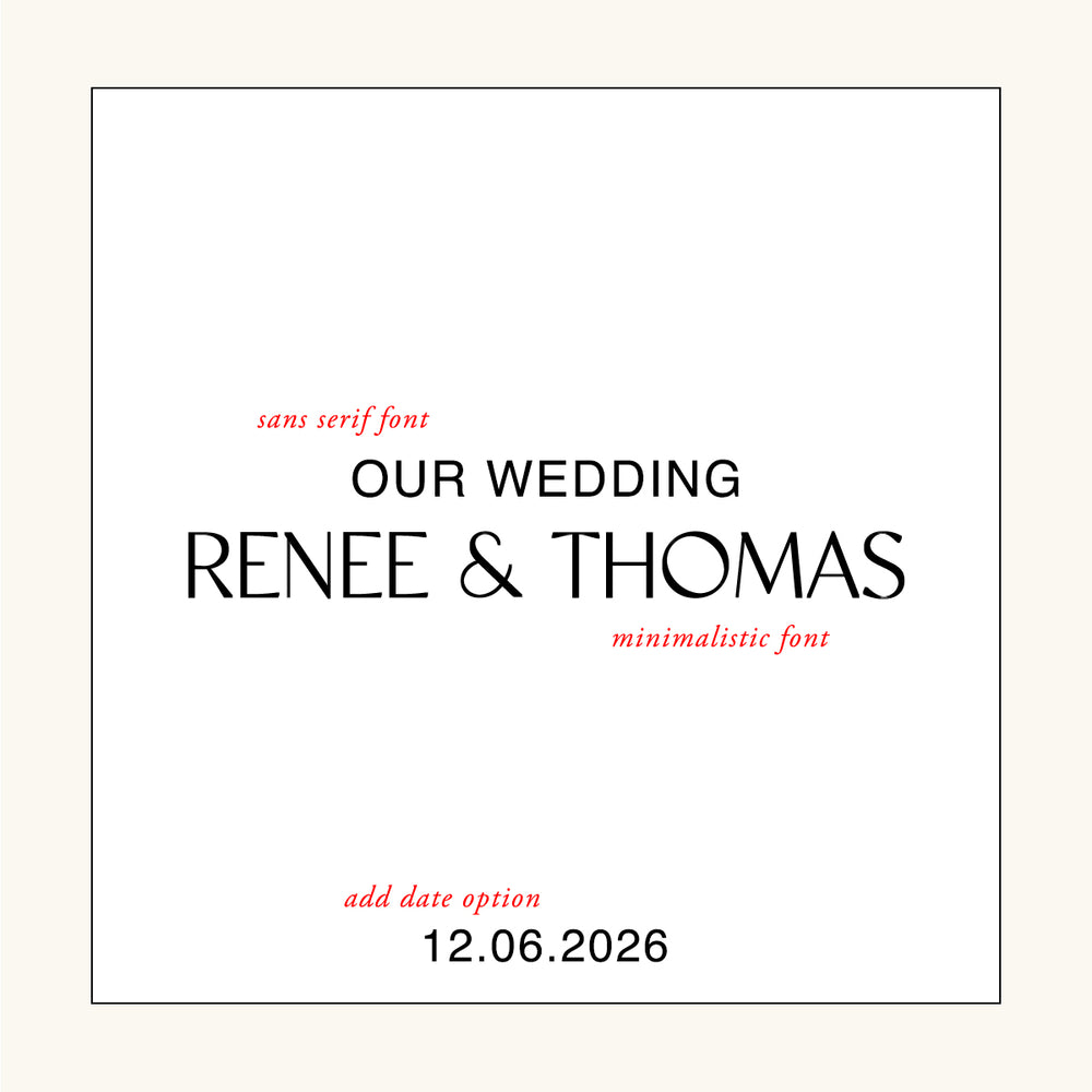 
                      
                        *PRE-ORDER MID NOV* Wedding Guest Book & Photo Album - Minimalistic Duo
                      
                    