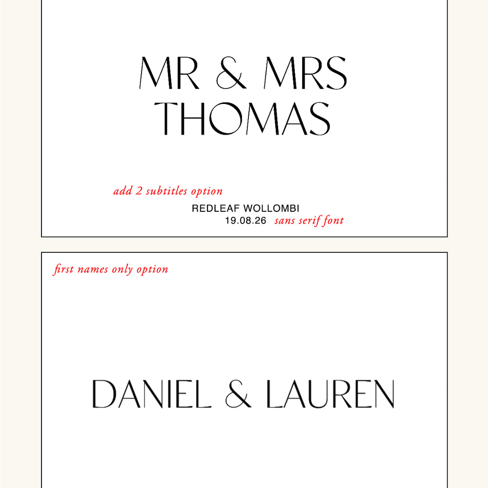 
                      
                        *PRE-ORDER MID NOV* Wedding Guest Book & Photo Album - Minimalistic Duo
                      
                    