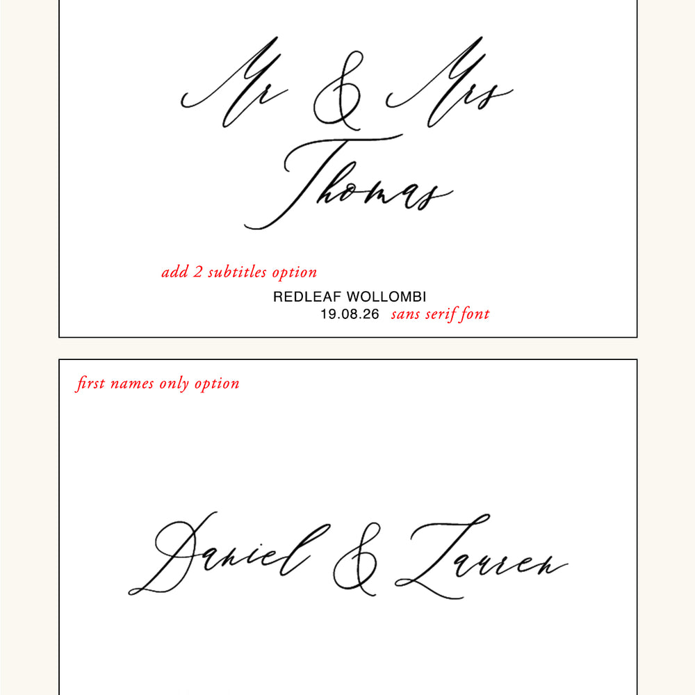 
                      
                        *PRE-ORDER MID NOV* Wedding Guest Book - Signature Linen
                      
                    