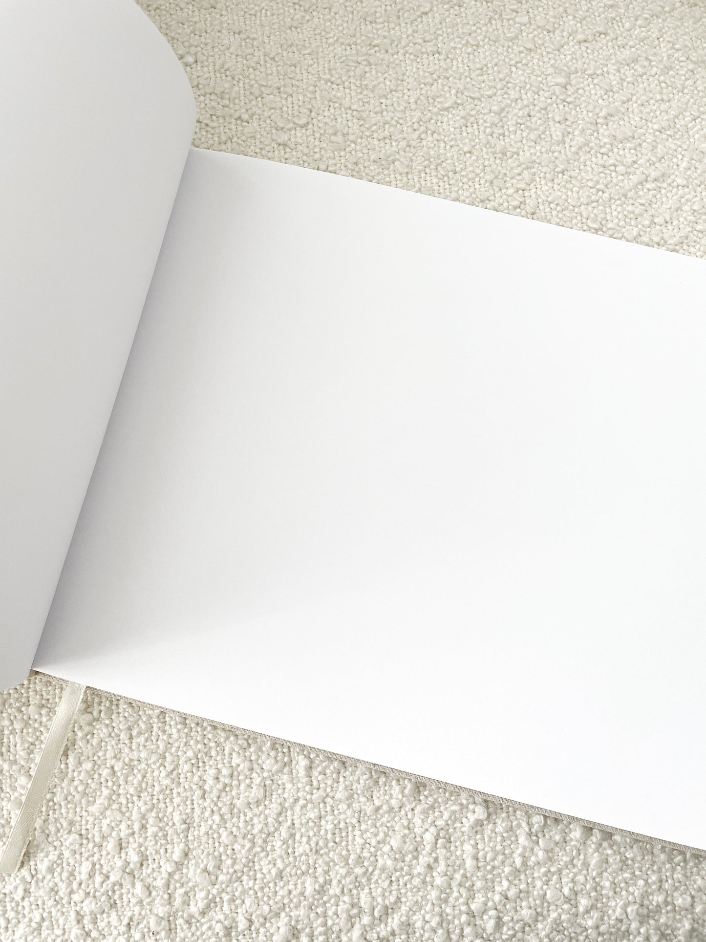 
                  
                    Minimalistic Linen Wedding Guest Book - Vorfreude Stationery
                  
                