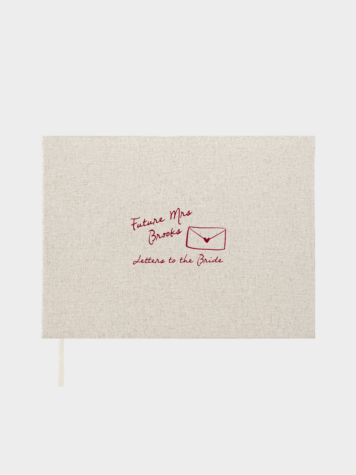 Letters to the Bride Book - Little Things Linen - Vorfreude Stationery