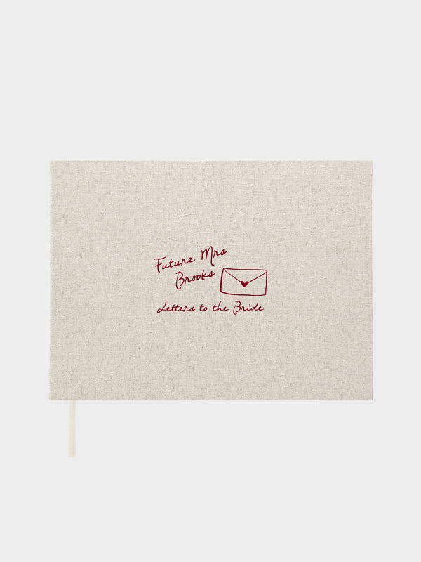 Letters to the Bride Book - Little Things Linen - Vorfreude Stationery