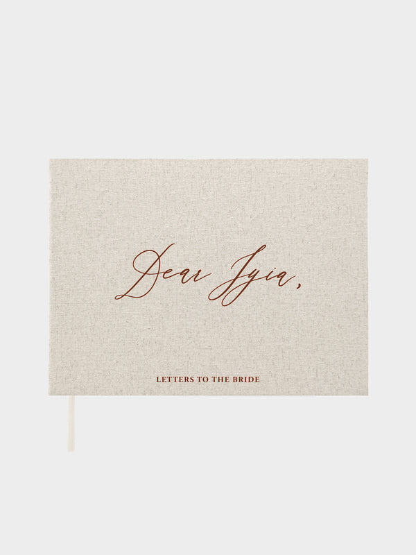 Letters to the Bride Book - Dear Bride - Vorfreude Stationery