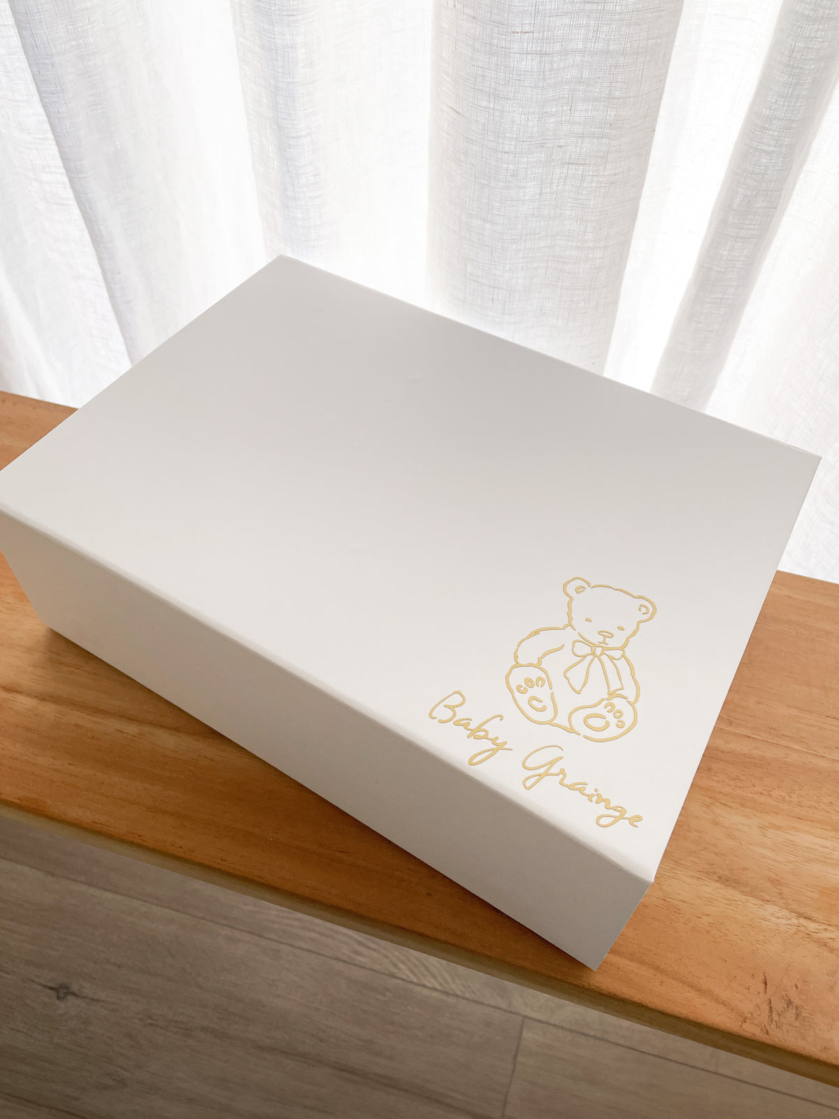 Baby Shower Gift Box - Little Things (White) - Vorfreude Stationery